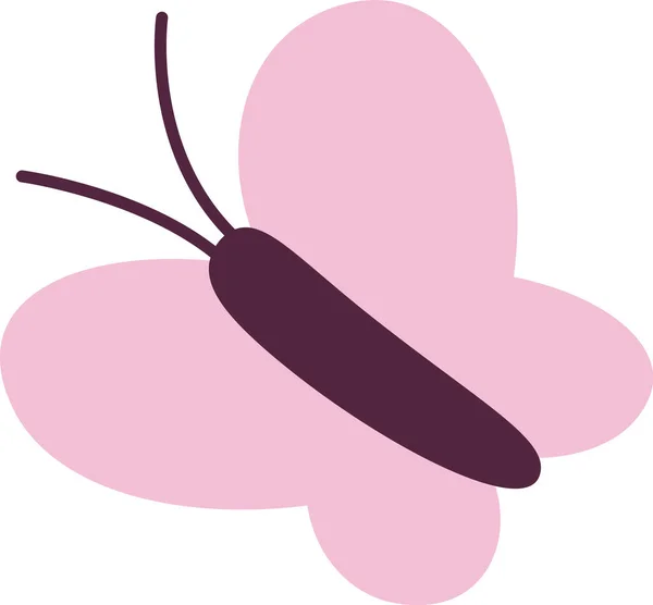 Schmetterling Insekt Symbol Vektor Illustration — Stockvektor