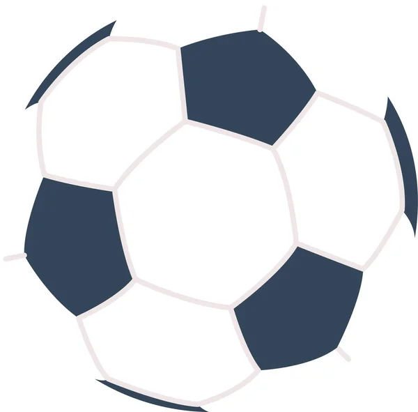 Equipo Pelota Fútbol Vector Ilustración — Vector de stock