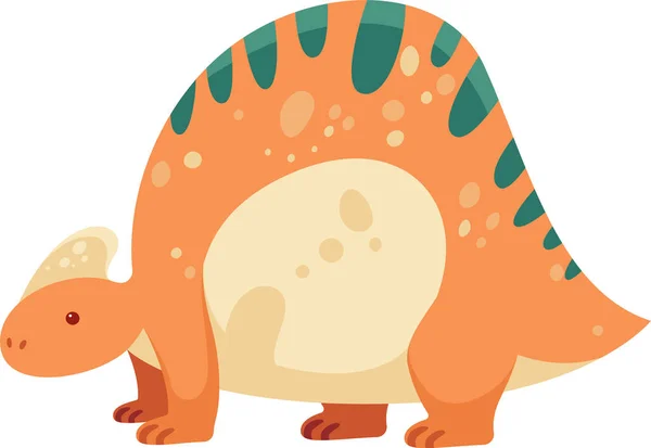 Rolig Stående Dinosaurie Vektor Illustration — Stock vektor