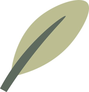 Soyut Ağaç Yaprak Vektörü İllüstrasyonu