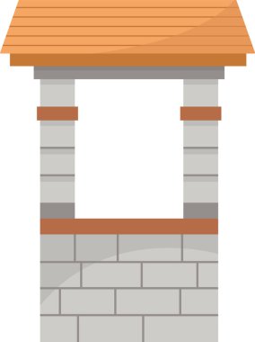 Taş Pencere Yay Vektör İllüstrasyonu