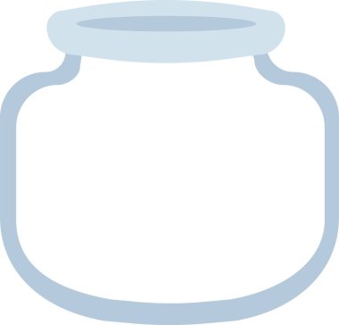 Glass Jar Doodle Vektör İllüstrasyonu