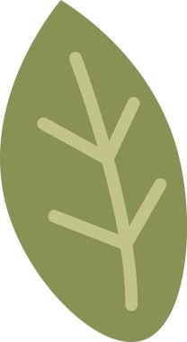 Ağaç Yaprağı Vektör İllüstrasyonu