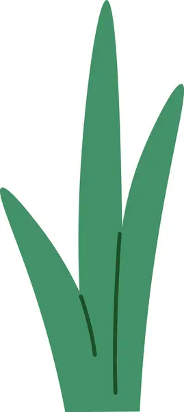 Grass Plant Icon Vector Illustration — Stock Vector