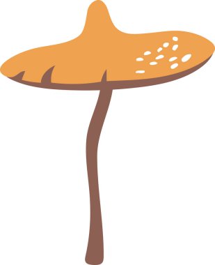 Mantar Mantarı Bitki Vektörü İllüstrasyonu