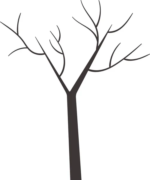 Εικονογράφηση Διανυσματικών Καναλιών Καναλιών Δέντρων — Διανυσματικό Αρχείο