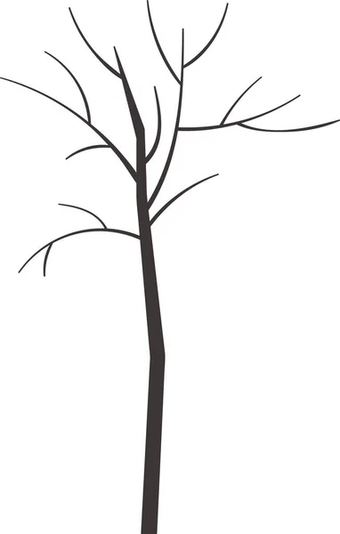 Векторная Иллюстрация Ствола Дерева — стоковый вектор