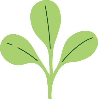 Şube yaprakları vektör çizim ile