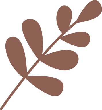 Şube yaprakları vektör çizim ile