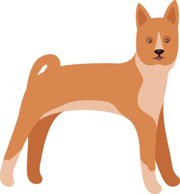 Köpek Hayvanı Vektör İllüstrasyonu