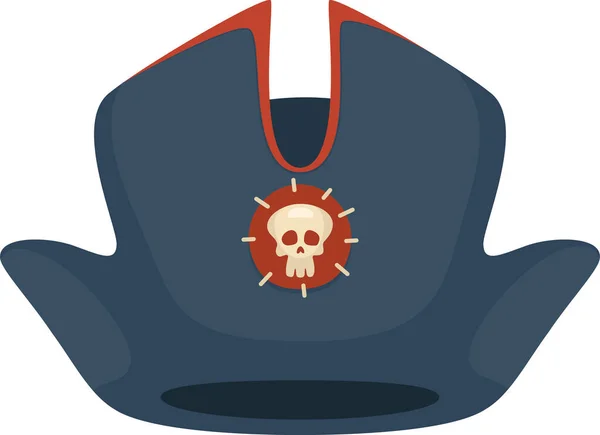 Corsair Pirate Hat Vector Illustration — Vector de stock