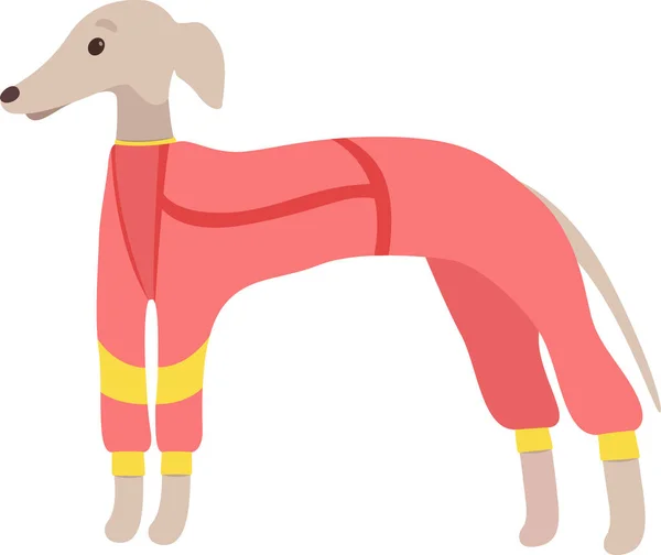 Κυνηγόσκυλο Στην Απεικόνιση Διάνυσμα Σακακιού — Διανυσματικό Αρχείο