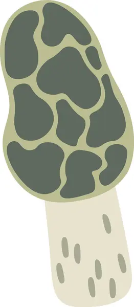 Abstrato Cogumelo Toadstool Vector Ilustração — Vetor de Stock