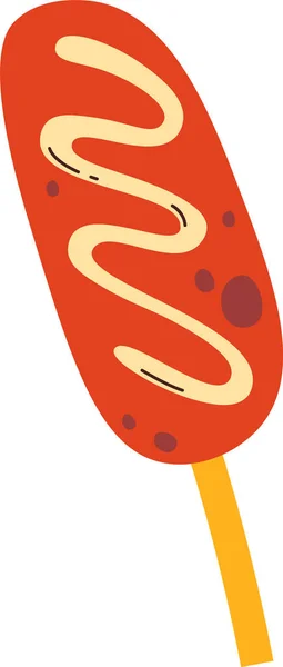 Ice Cream Stick Vector Illustration — Stock Vector