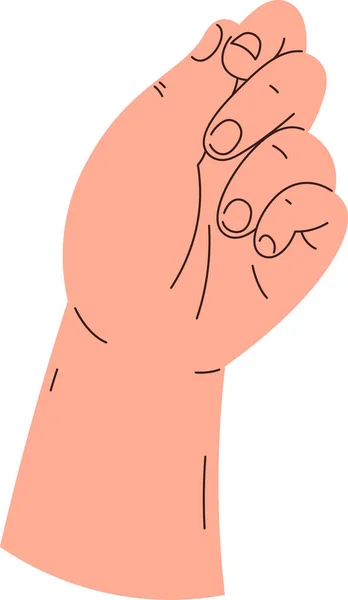 Векторная Иллюстрация Руками Человека — стоковый вектор