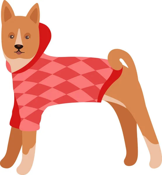 Dog Sweater Εικονογράφηση Διάνυσμα — Διανυσματικό Αρχείο