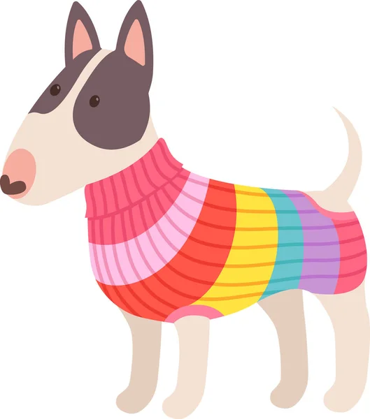 Hund Pullover Vektor Illustration — Stockvektor