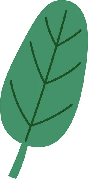 Ağaç Yaprağı Ikonu Vektör Illüstrasyonu — Stok Vektör