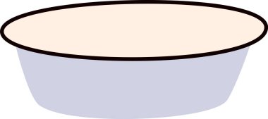 Metal Kasesi Boş Vektör İllüstrasyonu