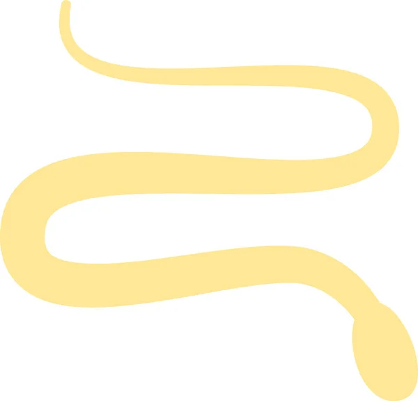 Snake Reptile Silhouette Vector Illustration — Stockový vektor