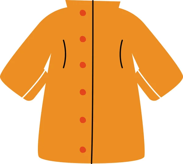 Yağmurluk Giysileri Vektör Llüstrasyonu — Stok Vektör