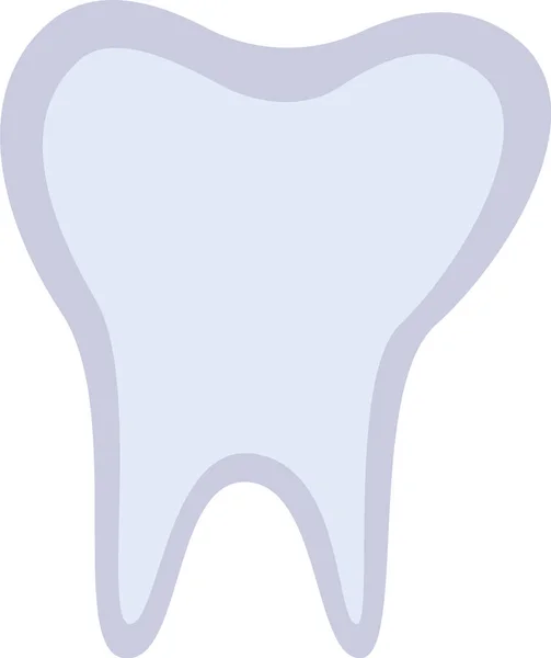Tooth Human Organ Vector Illustratie — Stockvector