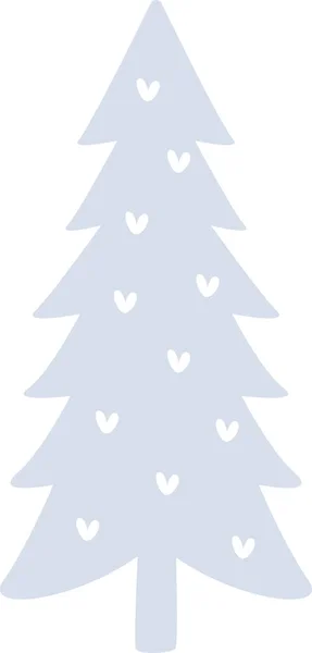Karácsonyfa Absztrakt Vektor Illusztráció — Stock Vector