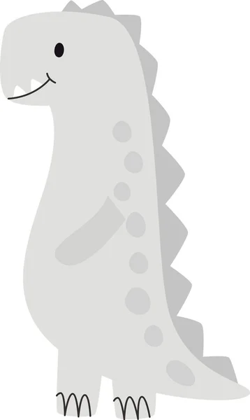 Illustration Vectorielle Dinosaures Enfantins Mignons — Image vectorielle