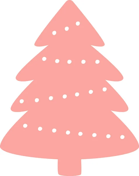 Karácsonyfa Absztrakt Vektor Illusztráció — Stock Vector