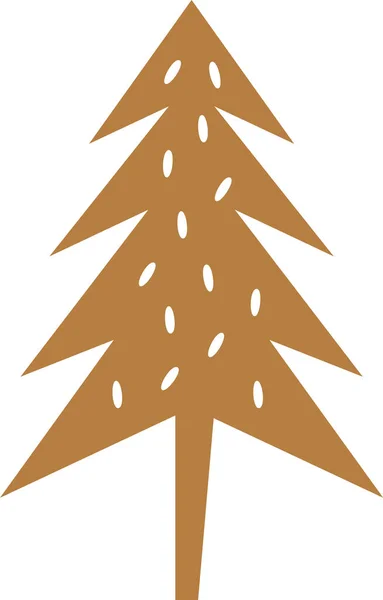 Árvore Natal Ilustração Vetorial Abstrata —  Vetores de Stock