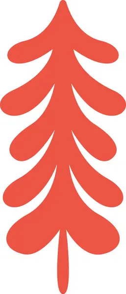 Árvore Natal Ilustração Vetorial Abstrata —  Vetores de Stock