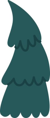 Çam Ağacı Vektör Çizimi