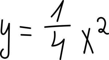 Çizilmiş Matematik Formülü Vektör İllüstrasyonu