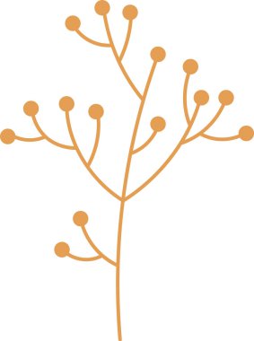 Böğürtlen Vektörü İllüstrasyonlu Şube