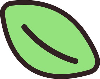 Ağaç Yaprağı Vektör İllüstrasyonu