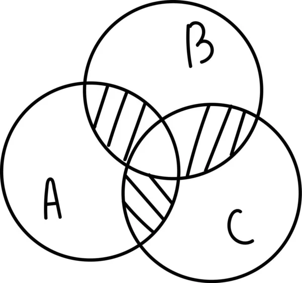Vektorová Ilustrace Geometrie Podšívkových Kruhů — Stockový vektor