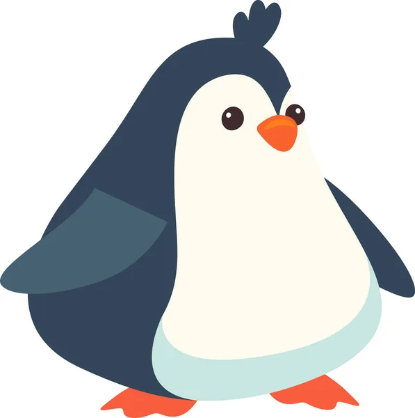 Illustrazione Vettoriale Animale Artico Pinguino — Vettoriale Stock