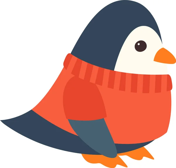 Illustration Vectorielle Pingouin Pull — Image vectorielle