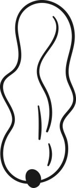 Kuru Baharatlar Sebze Bağlı Vektör İllüstrasyonu