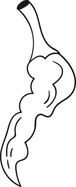 Biber Baharatları Sıralı Vektör İllüstrasyonu