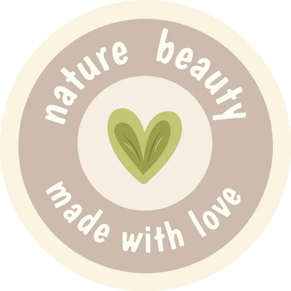 Nature Beauty Banner Vector Illustration — Stock Vector