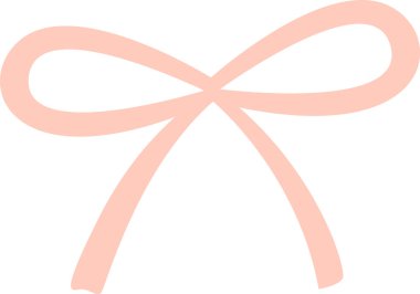 Holiday Bow Ribbon Vektör İllüstrasyonu