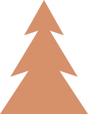 Firavun Ağacı Boho Simgesi Vektör İllüstrasyonu