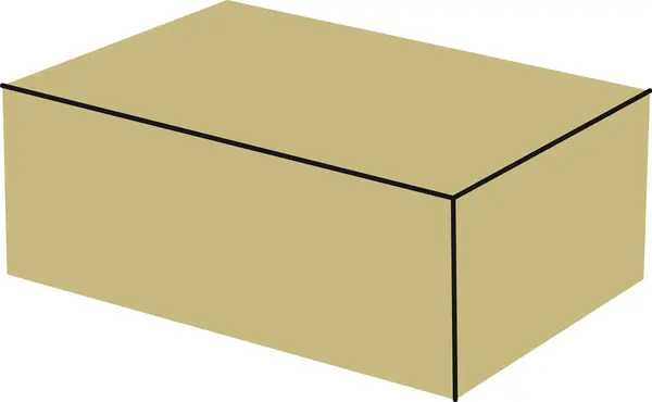 Paper Box Icon Vector — стоковый вектор