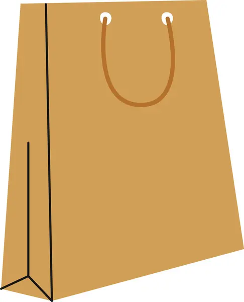 Shopping Paper Bag Illustrazione Vettoriale — Vettoriale Stock