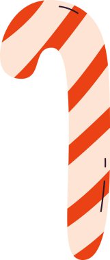 Şeker Çubuğu Vektör İllüstrasyonu