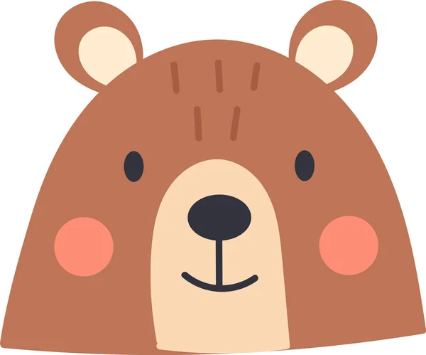Ведмідь Тварин Голова Векторні Ілюстрації — стоковий вектор