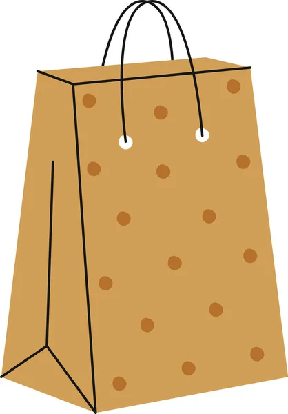 Shopping Bag Paper Bag Medium Size Stock Vector (Royalty Free