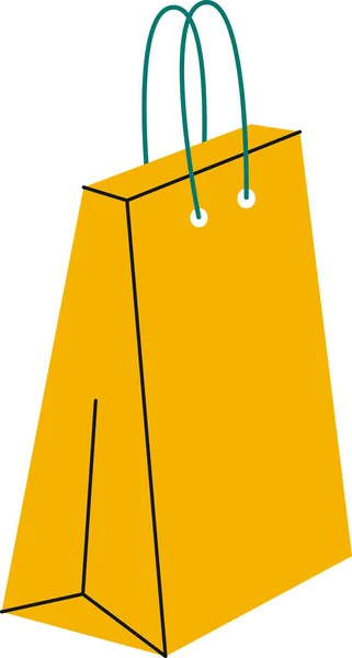 Vektorová Ilustrace Nákupní Papírové Tašky — Stockový vektor