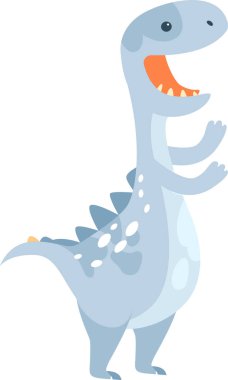 Haykıran Dinozor Hayvan Vektörü İllüstrasyonu